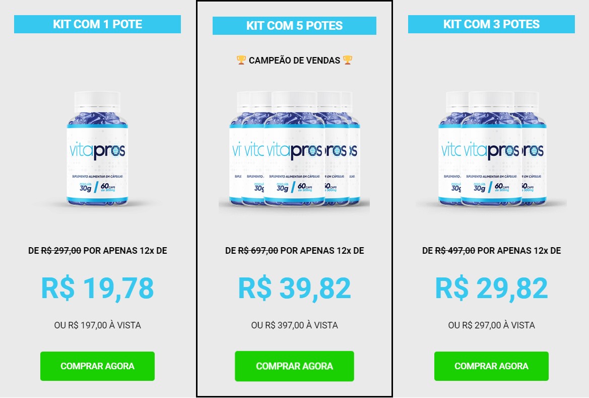 VitaPros Mercado Livre